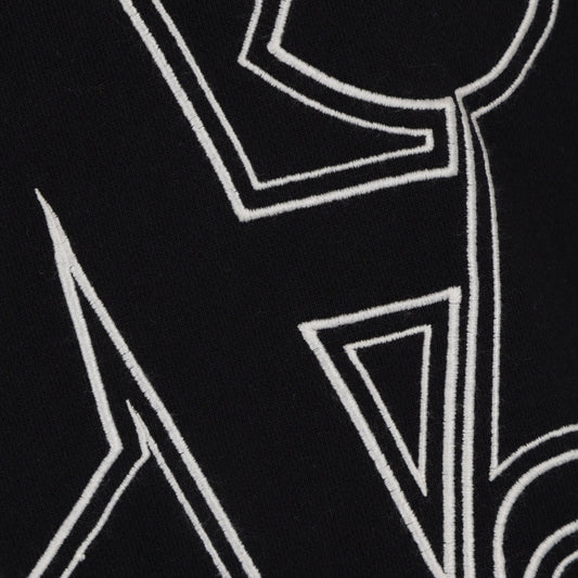 Palm Angels Monogram Hoodie Black