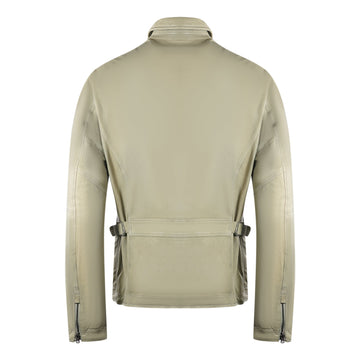 Parajumpers Truman Leather London Fog Beige Leather Jacket
