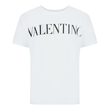 Valentino Large Branded Logo White T Shirt